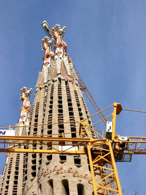 Die Sagrada Família befindet sich noch immer im Bau