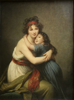 Élisabeth Vigée-Lebrun, Selbstbildnis mit Tochter Jeanne Julie Louise, 1789